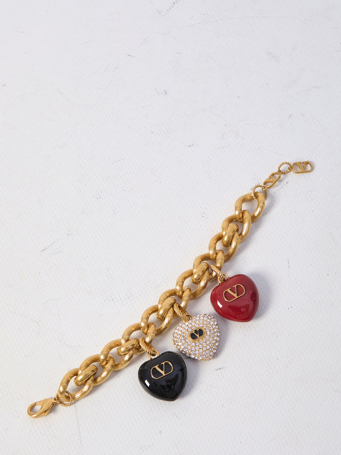 VALENTINO GARAVANI S triple coeur royal bracelet