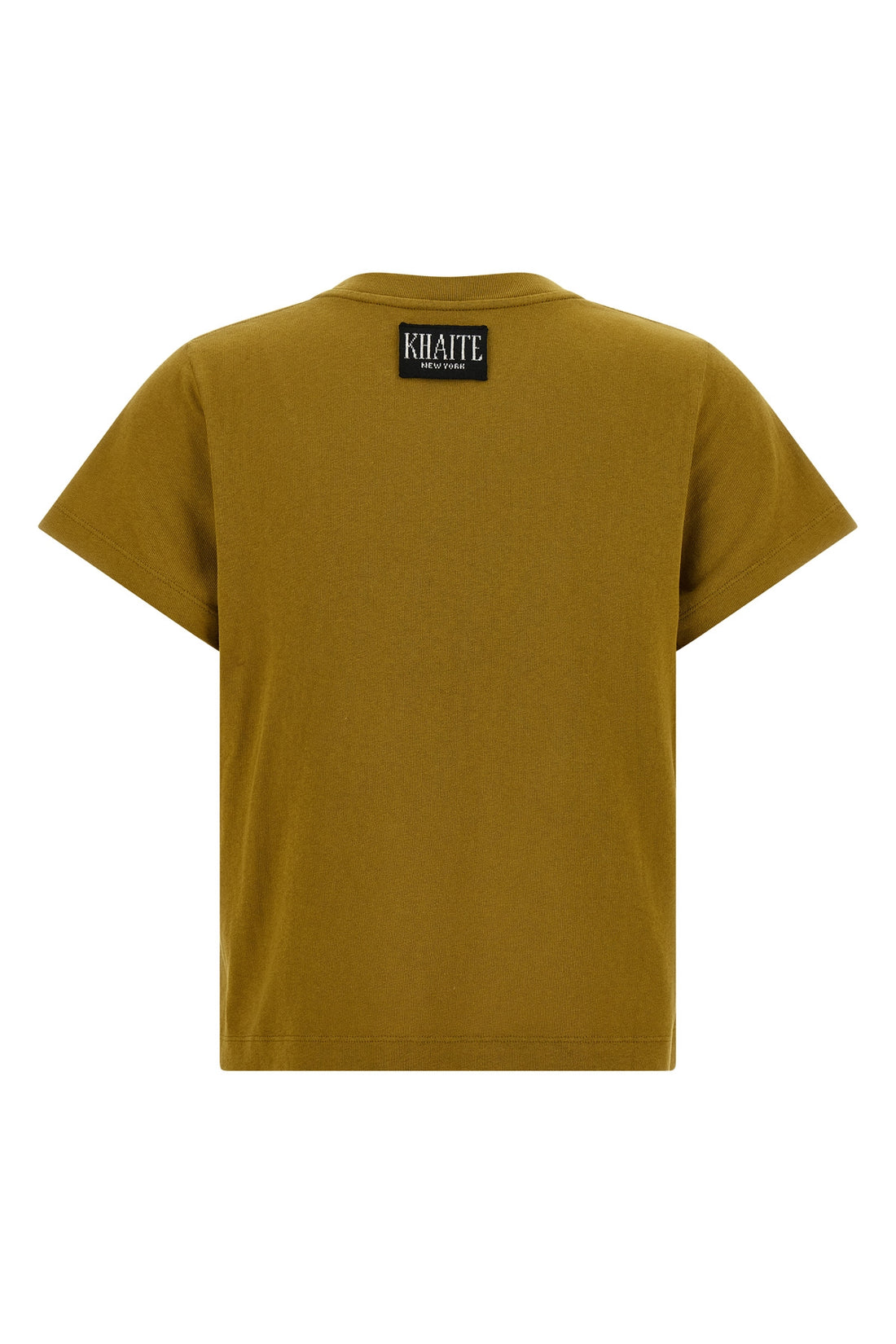 KHAITE L the emmylou t-shirt by khaite redefines the codes of everyday wardrobe