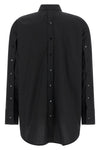 scarlet cotton poplin shirt