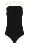 ilusion sunshiel bodysuit in transparent tulle