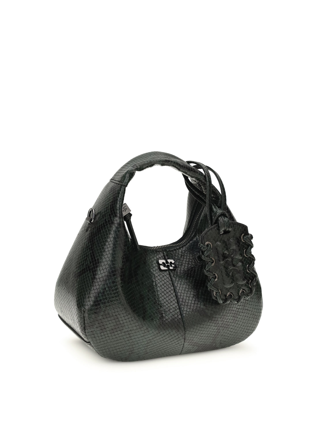 GANNI OS mini snake handbag