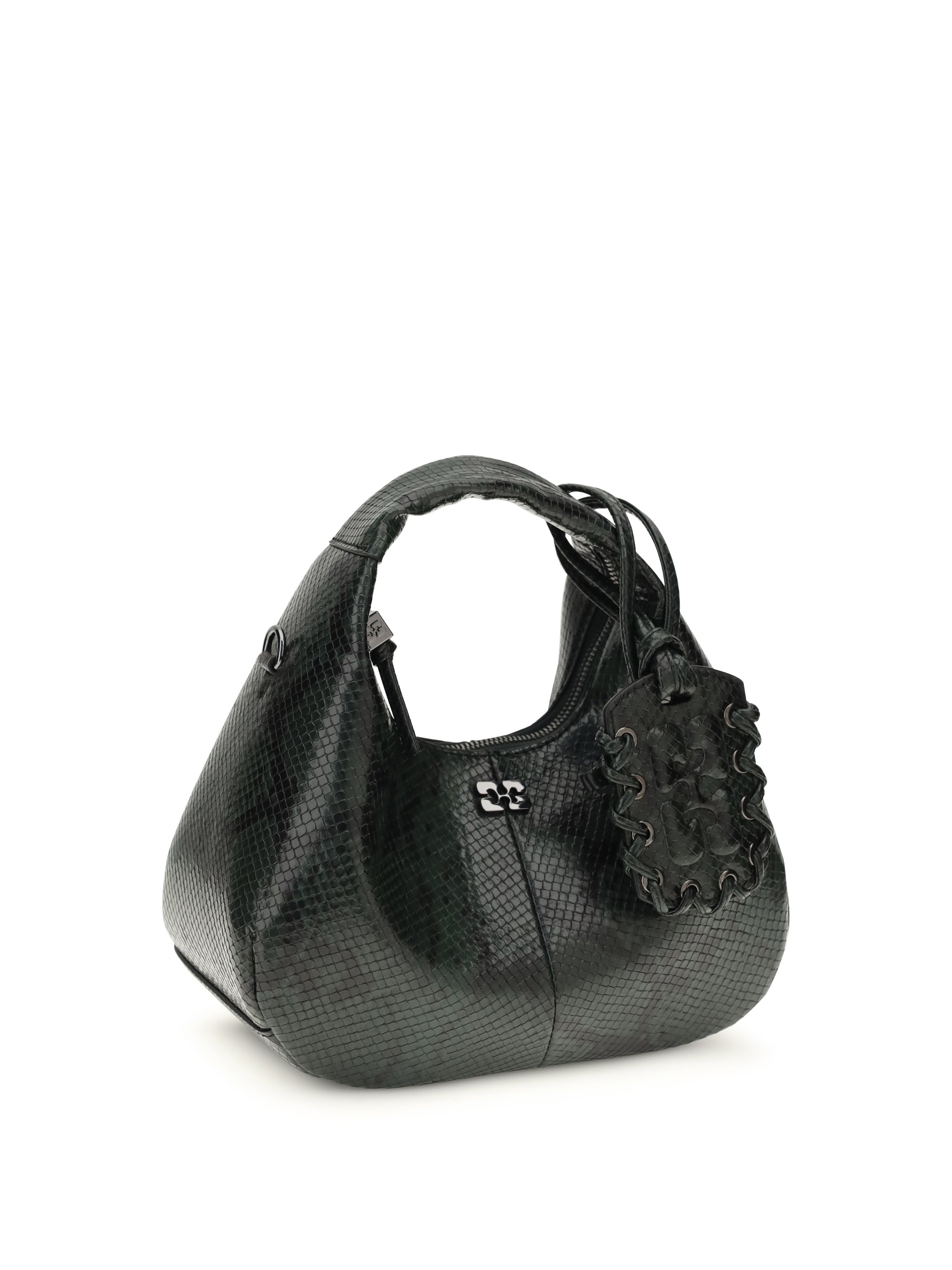 GANNI OS mini snake handbag