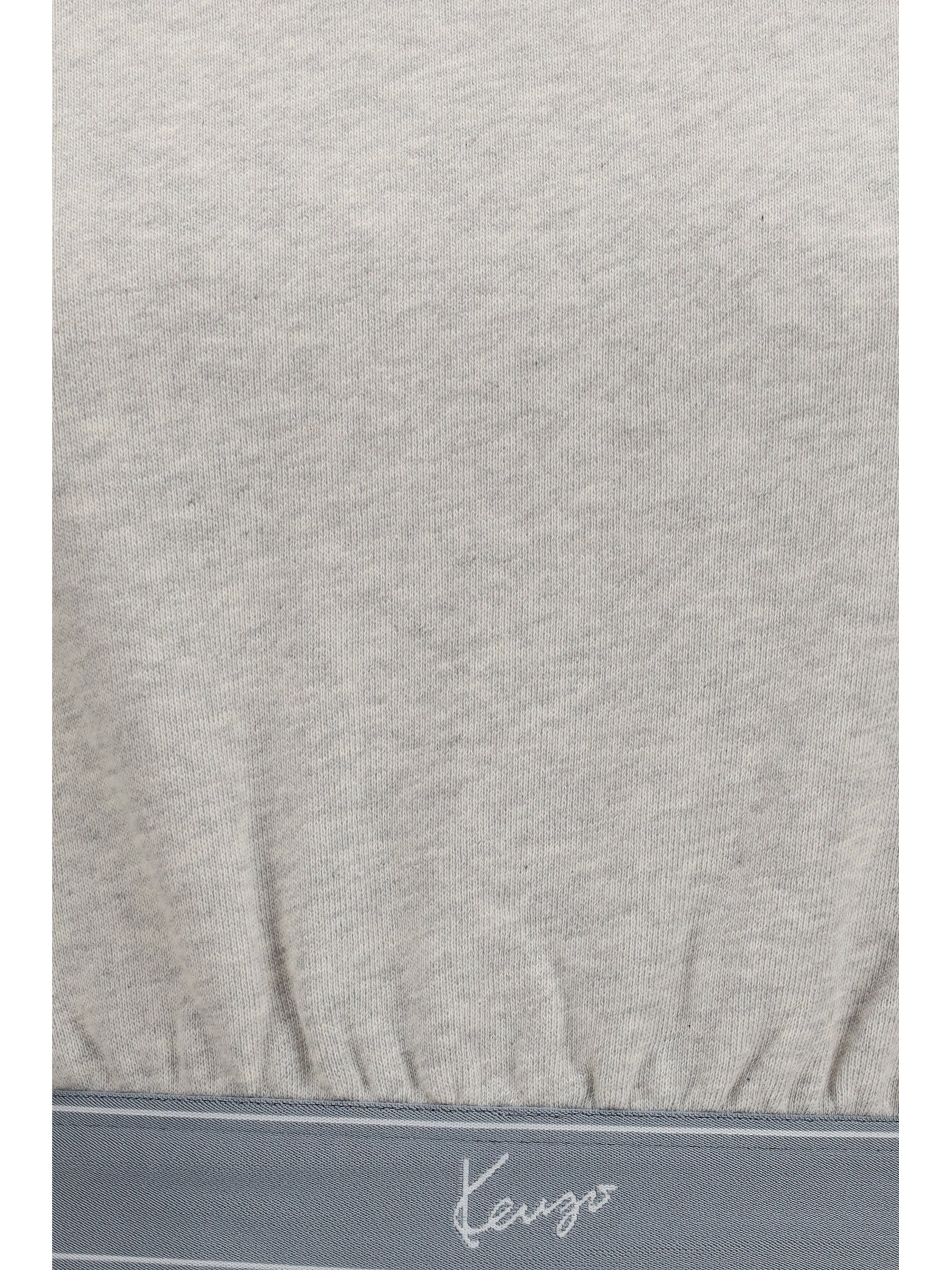 cropped sweatshirt