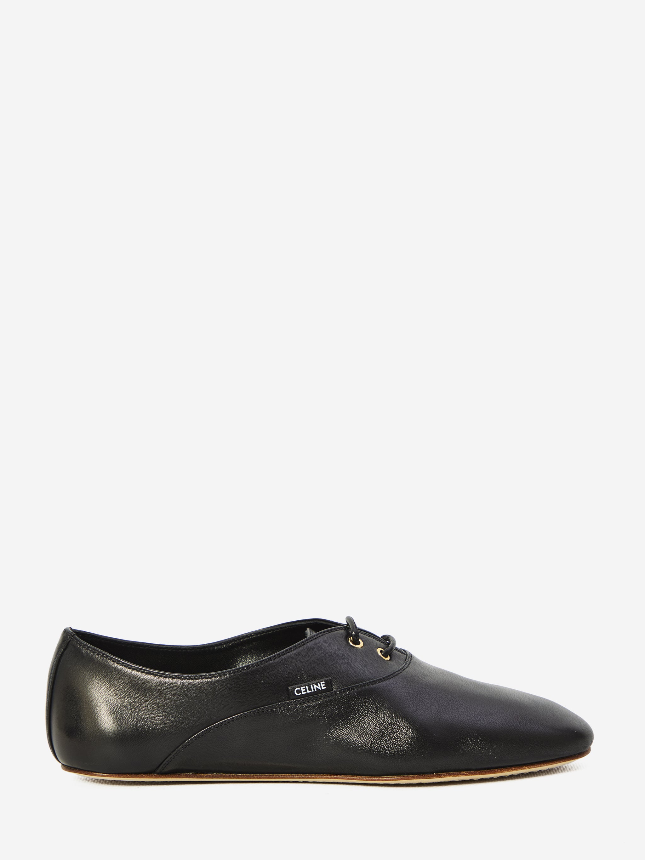 lace-up ballet flats