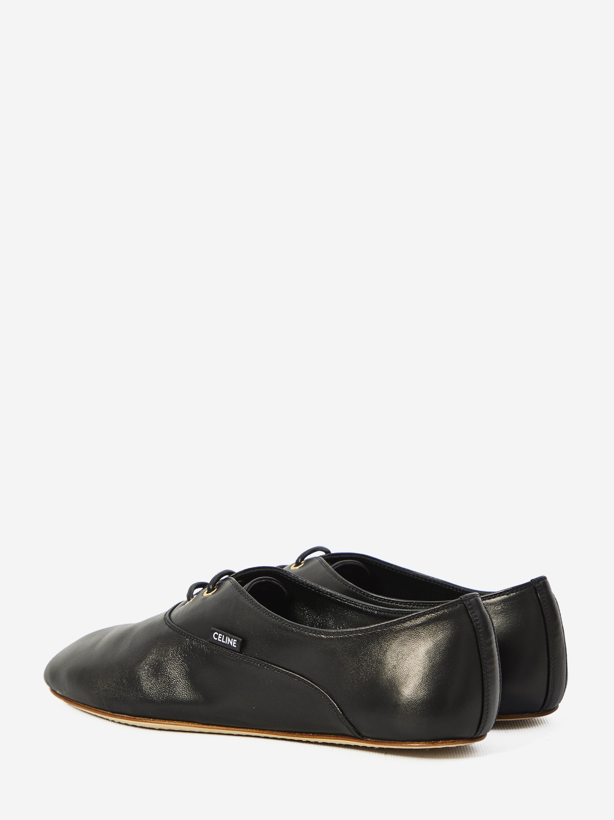 lace-up ballet flats