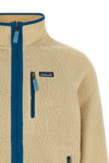mens retro pile jacket in extra-soft fleece brushed on both sides