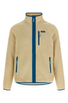 mens retro pile jacket in extra-soft fleece brushed on both sides