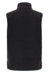 mens retro pile vest in extra-soft fleece brushed on both sides
