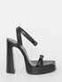 SAINT LAURENT 40 platz platform sandals