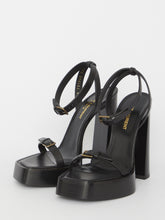SAINT LAURENT 40 platz platform sandals