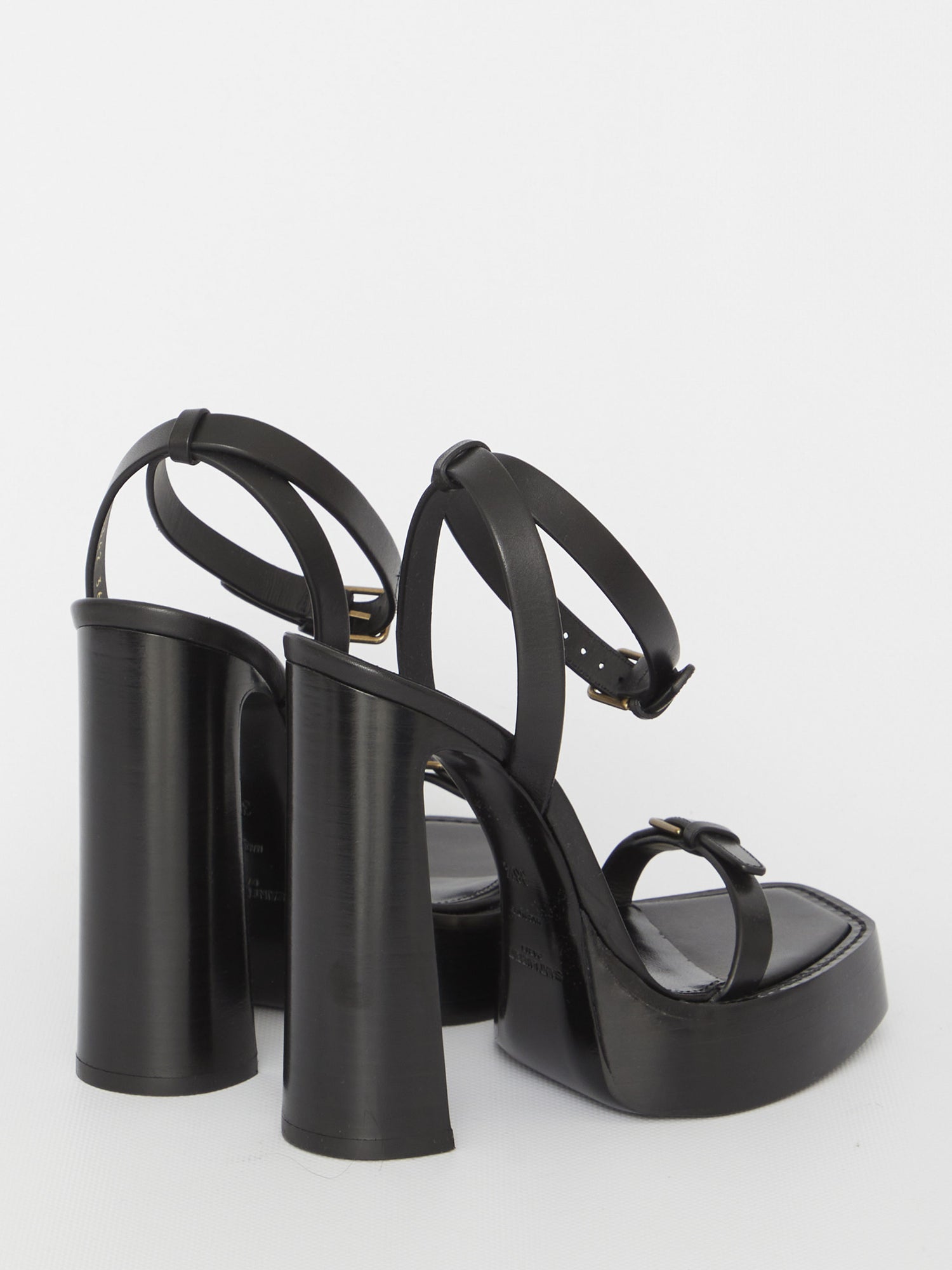 SAINT LAURENT 40 platz platform sandals