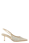 the le silla gilda slingback in beige nuance is distinguished by a tapered poi