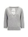n°491 v-neck cashmere sweater