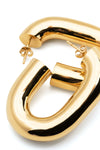 xl link palladium earrings