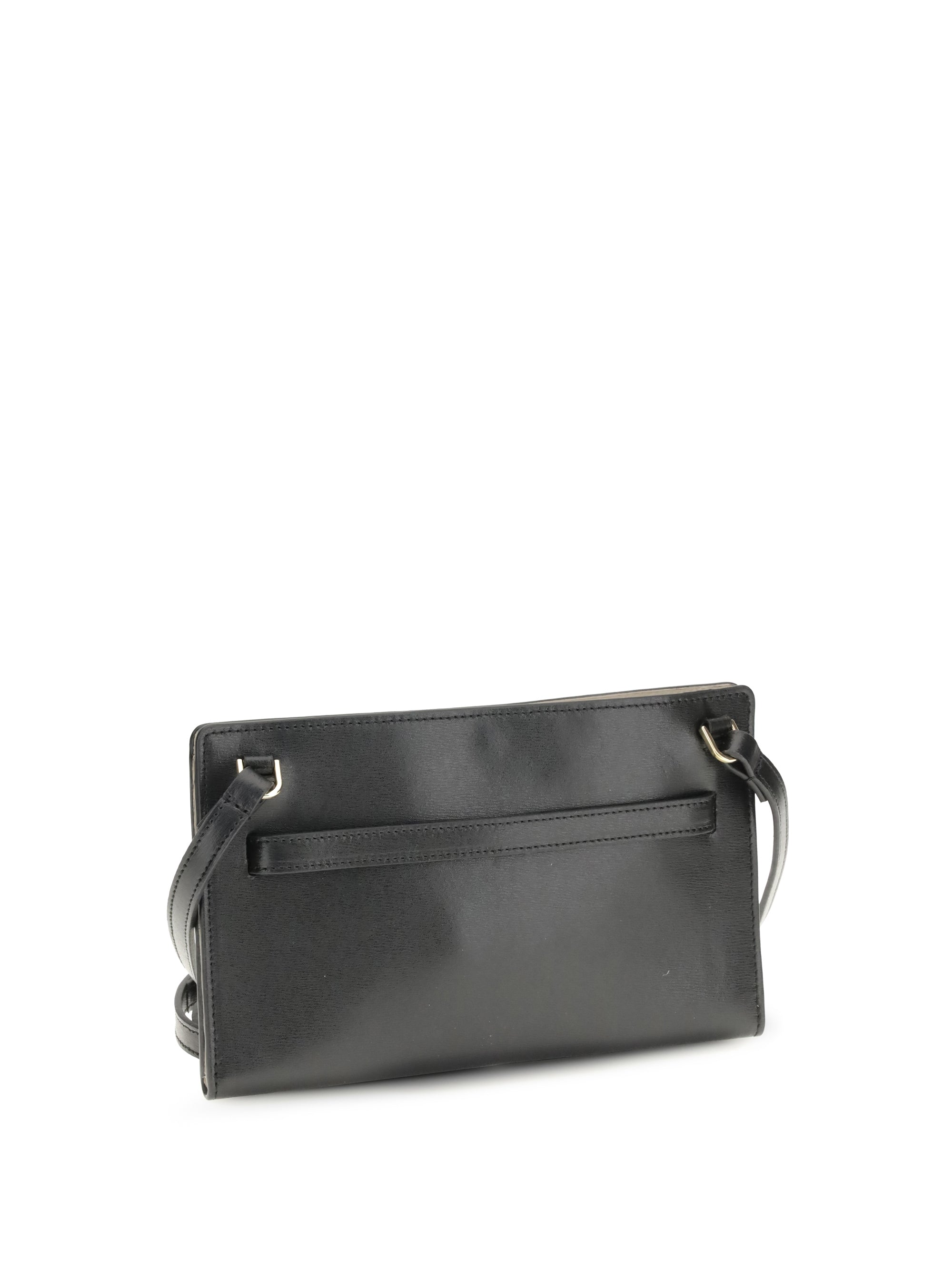 belted leather crossbody bag