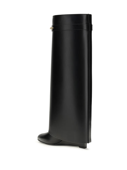 GIVENCHY 36 leather shark boots