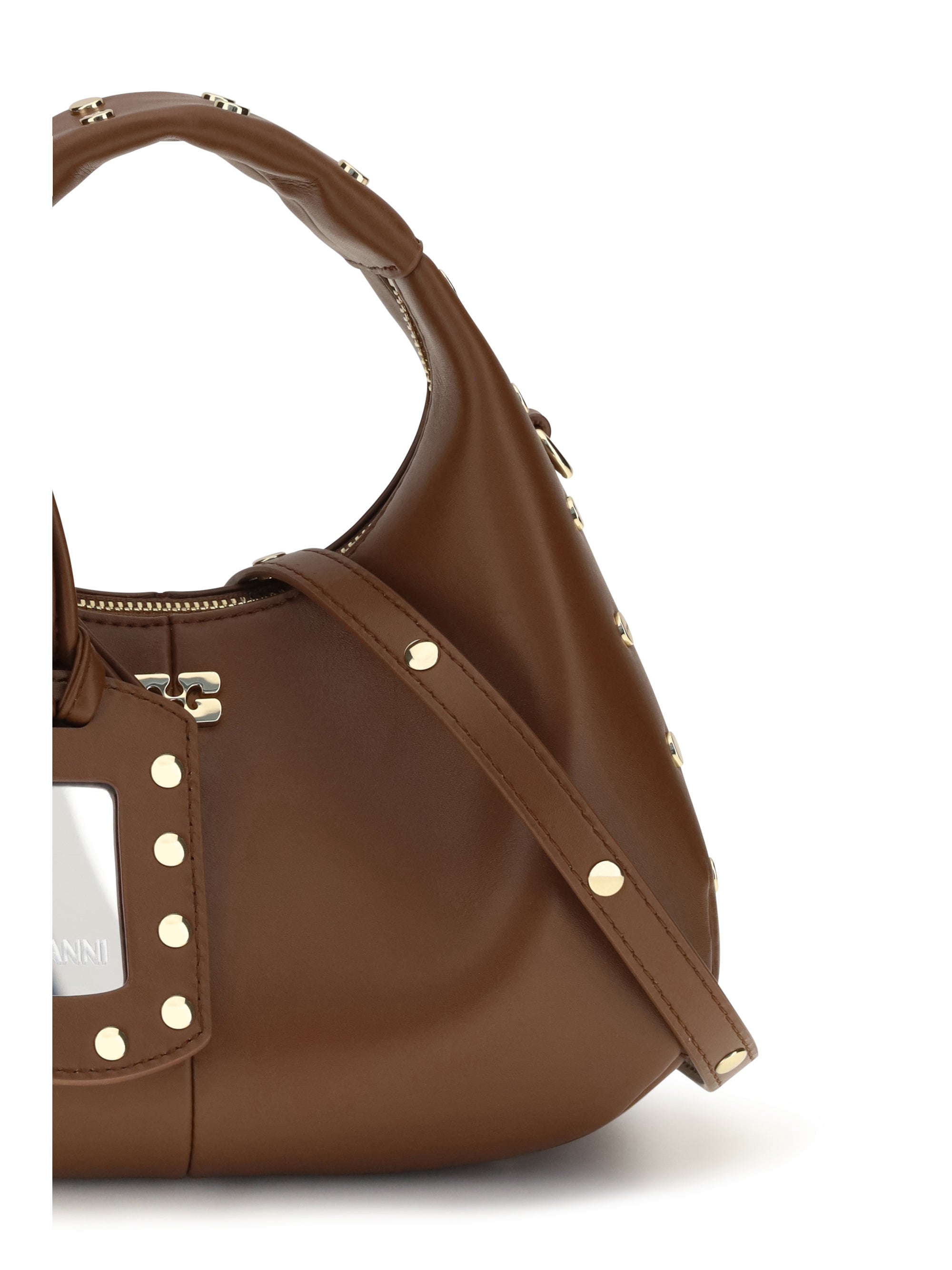 mini studded hobo handbag