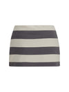 striped cotton mini skirt