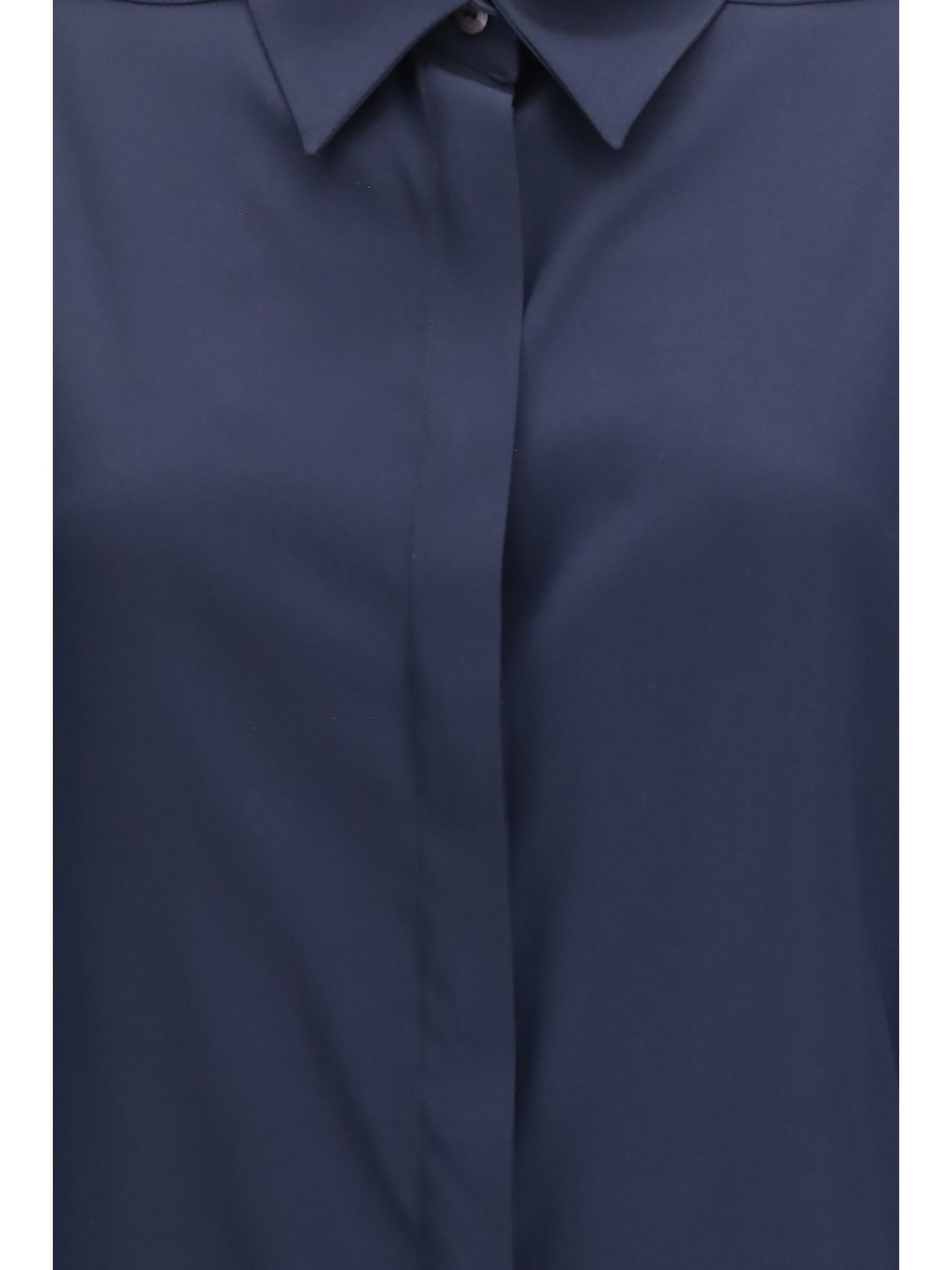 silk shirt with back gathering