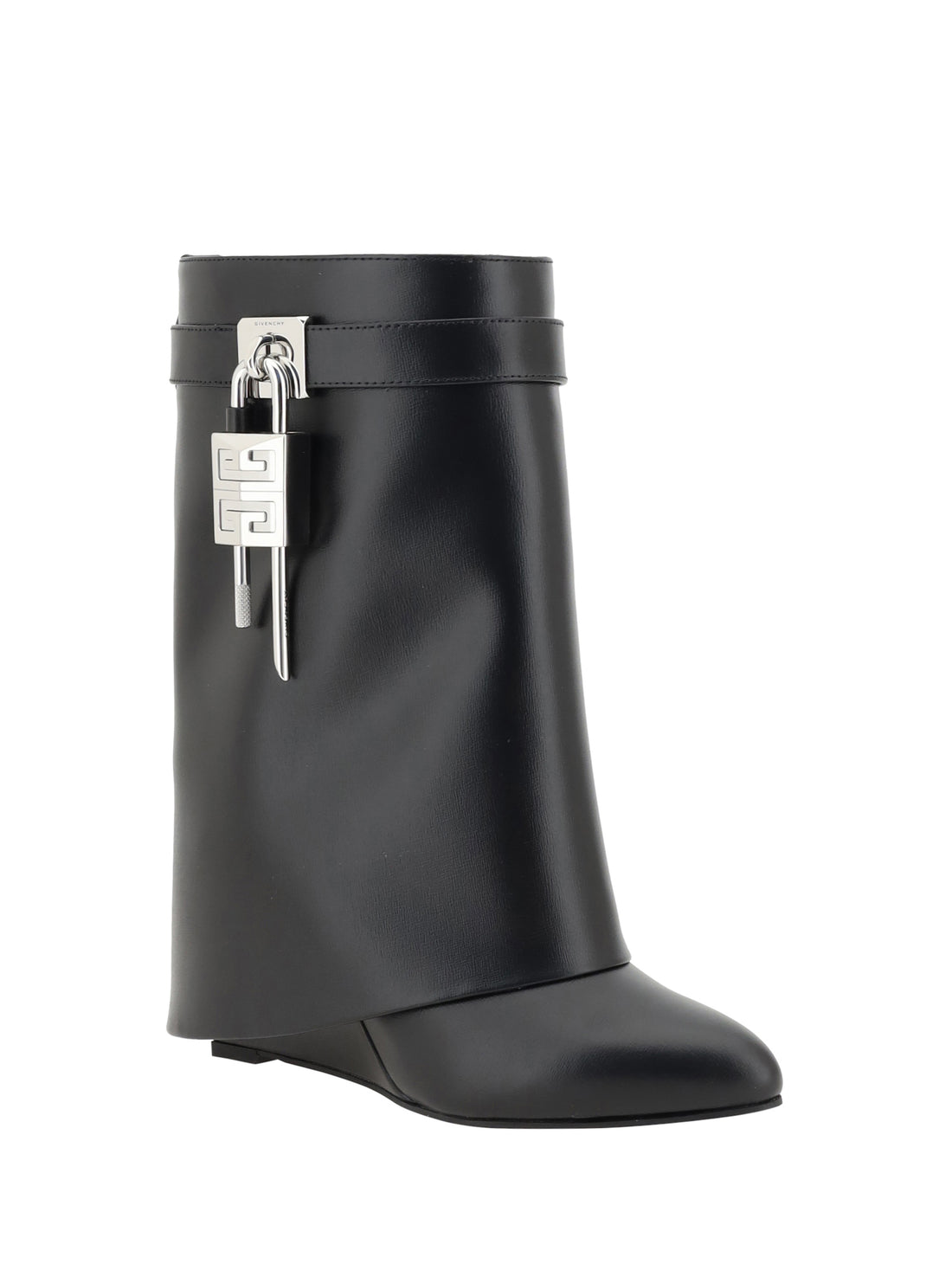 GIVENCHY 36 shark lock ankle boots