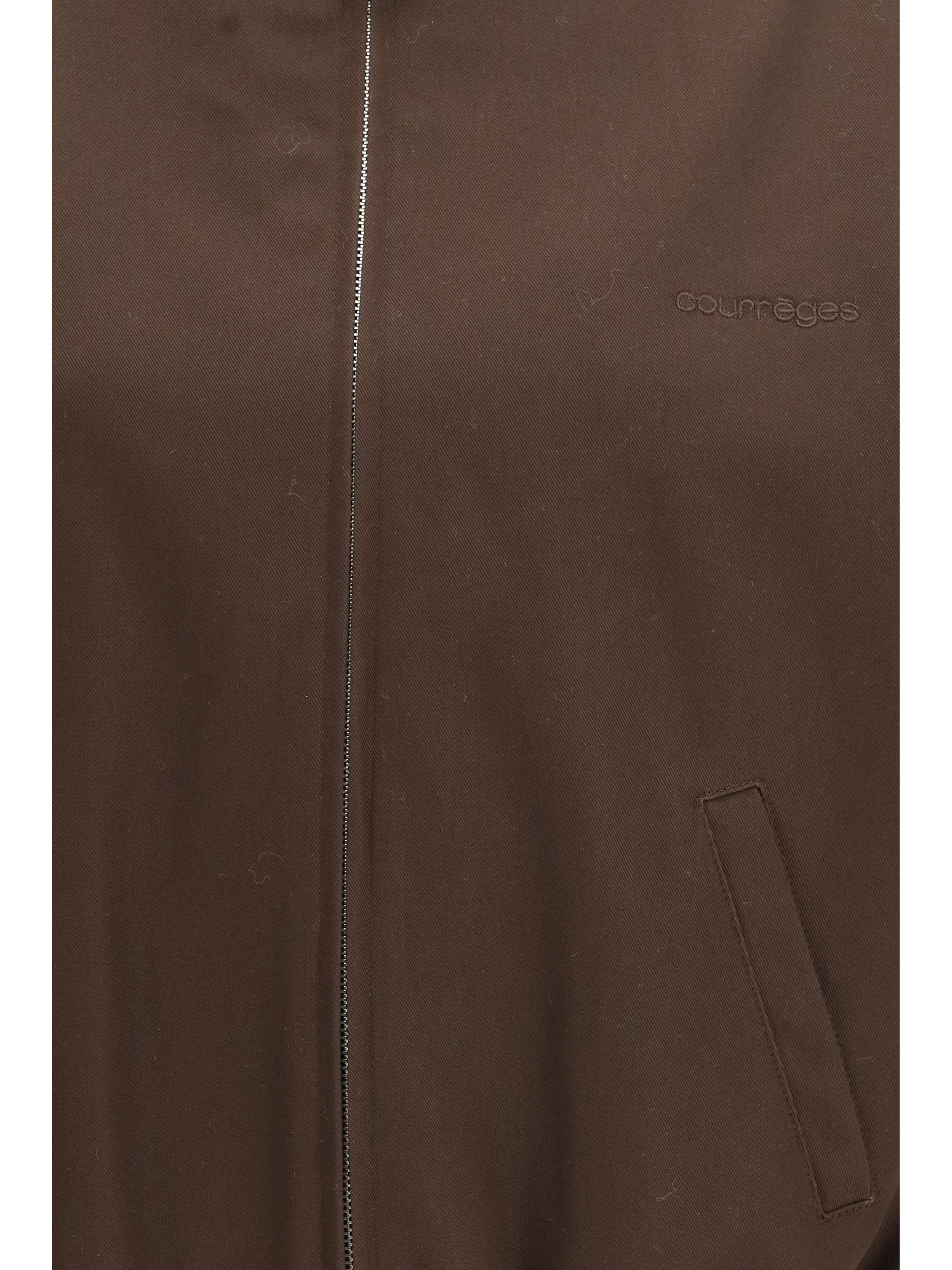 zip-up bomber jacket