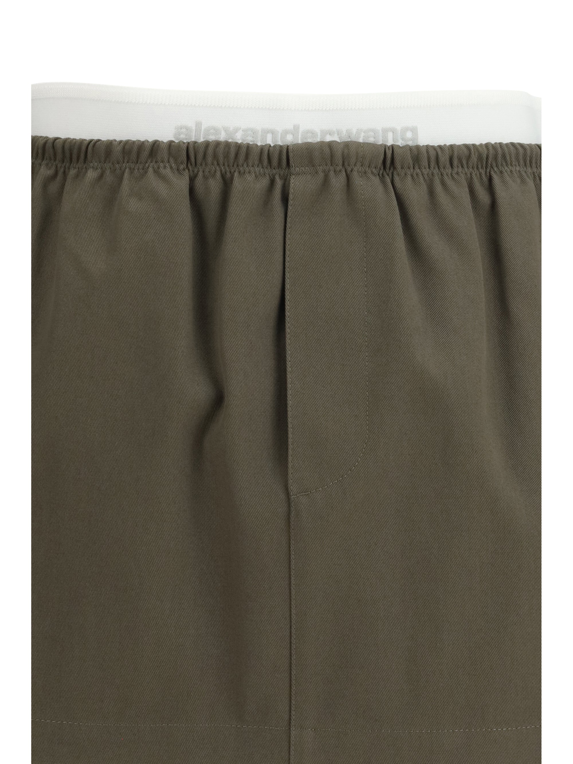 ALEXANDER WANG M drawstring mini skirt