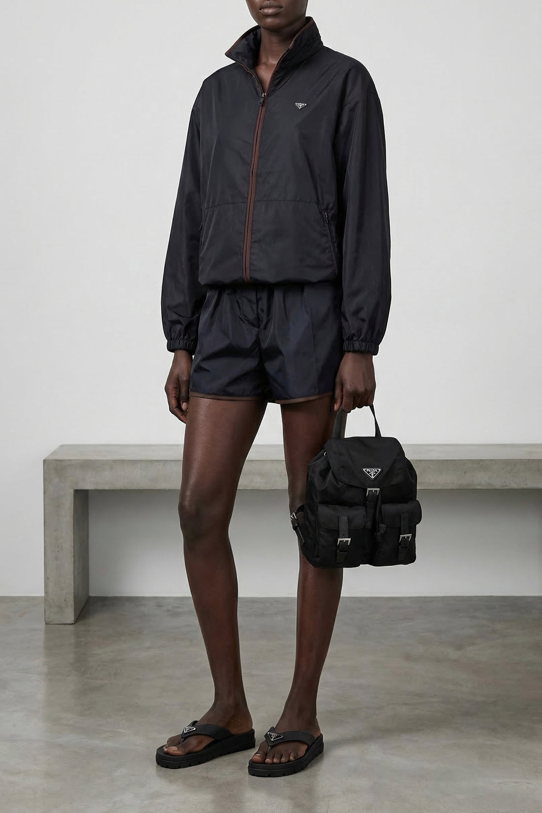 PRADA 42 re-nylon shorts