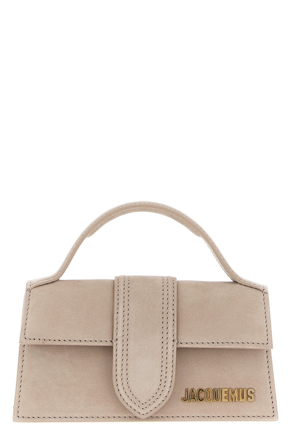 le bambino suede handbag