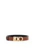 reversible gancini belt