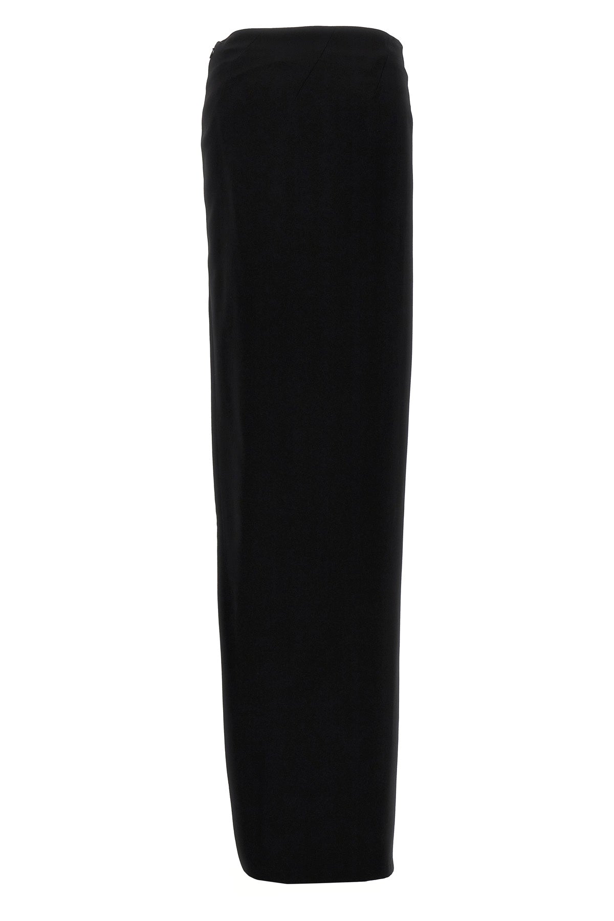 janita extra-long leather skirt