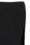 janita extra-long leather skirt