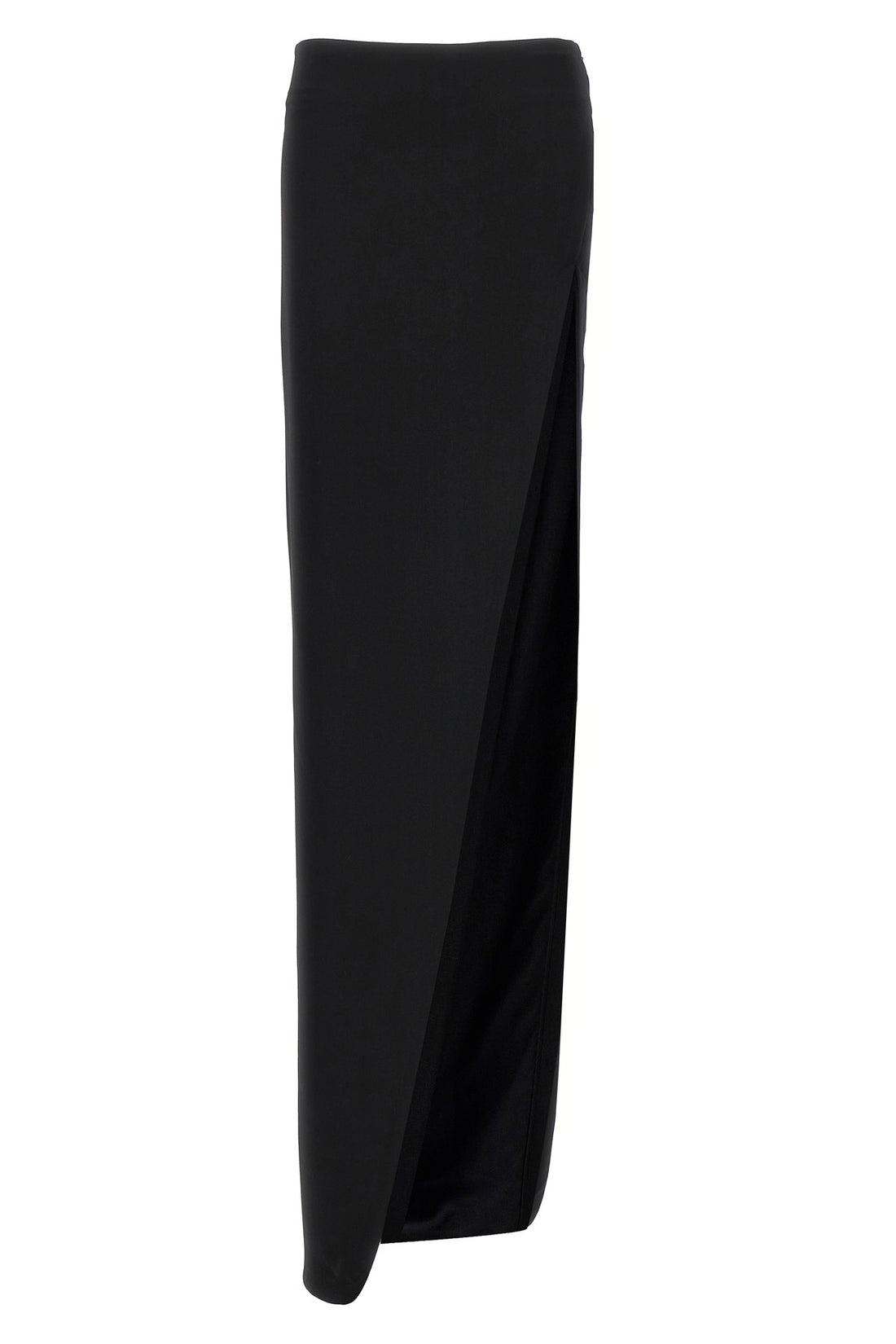 ANN DEMEULEMEESTER 38 janita extra-long leather skirt