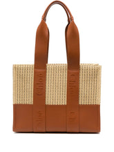 CHLOE Woody Medium Canvas Tote