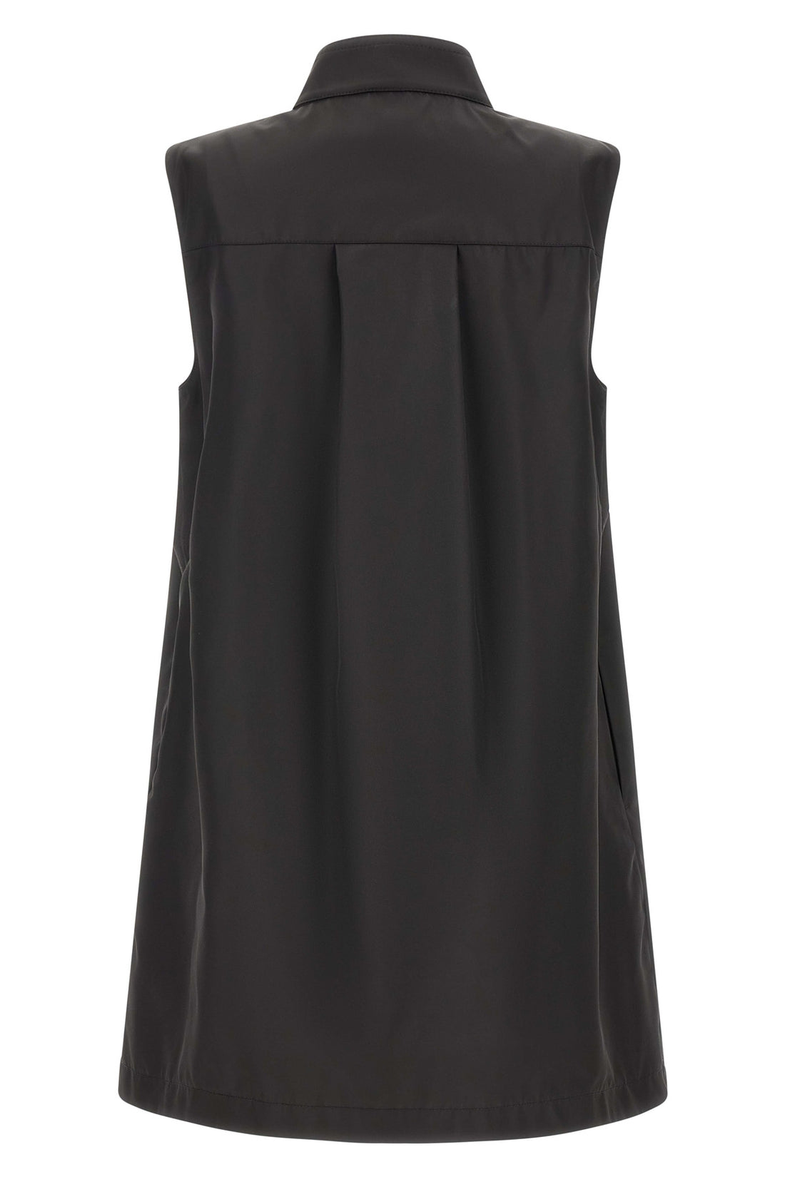 PRADA 38 the prada re-nylon mini dress defines a new interpretation of contemporary tailo