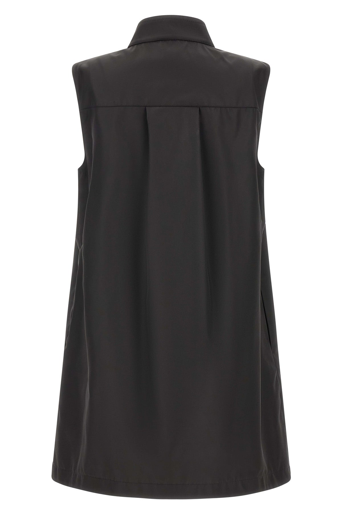 the prada re-nylon mini dress defines a new interpretation of contemporary tailo