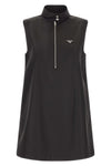 the prada re-nylon mini dress defines a new interpretation of contemporary tailo