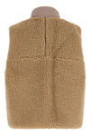the patagonia classic retro-x® windproof vest is distinguished by a sleeveless