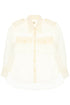 missa oversized organza shirt