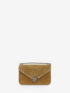 rockstud small suede crossbody bag