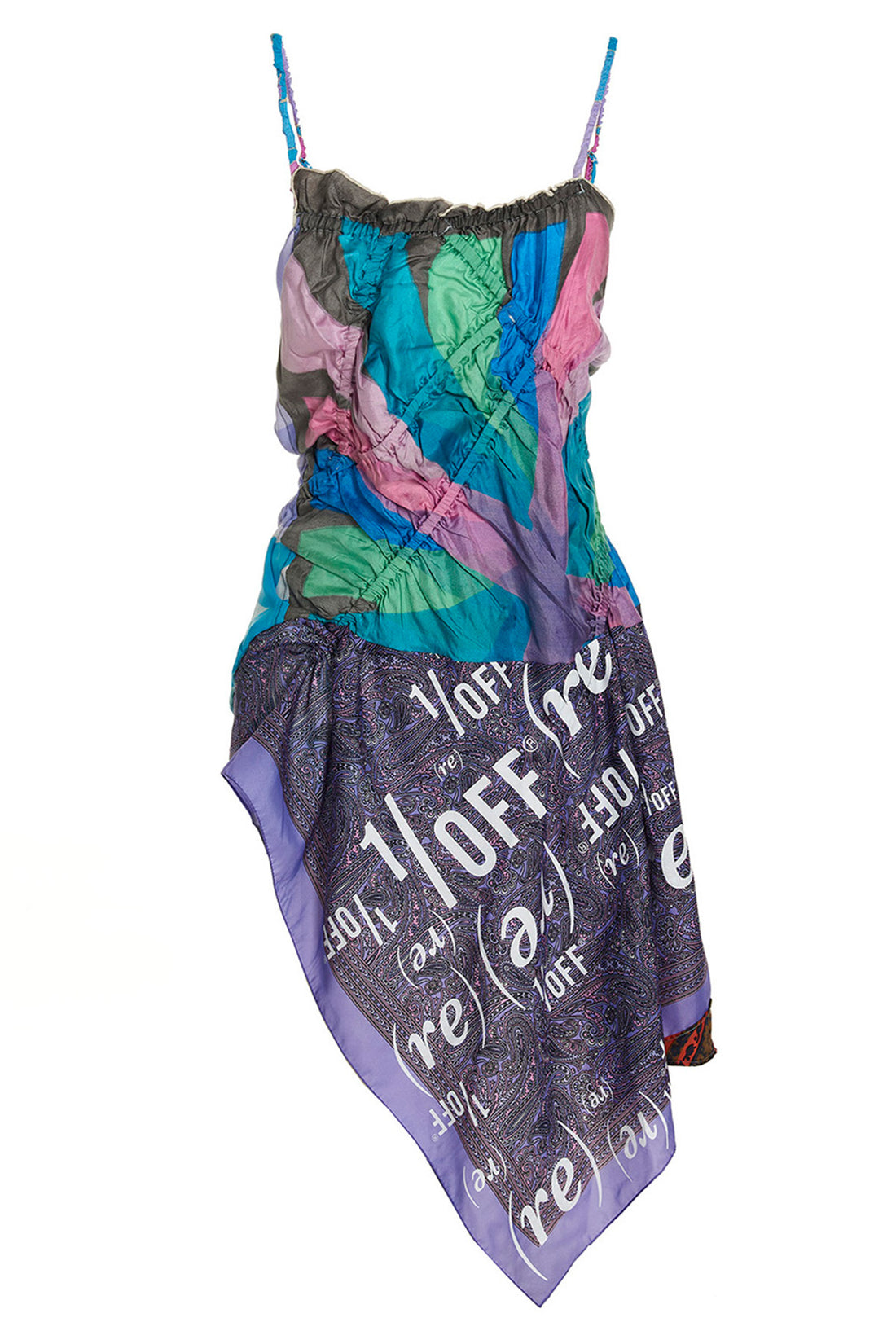 1/OFF S-M slip scarf dress