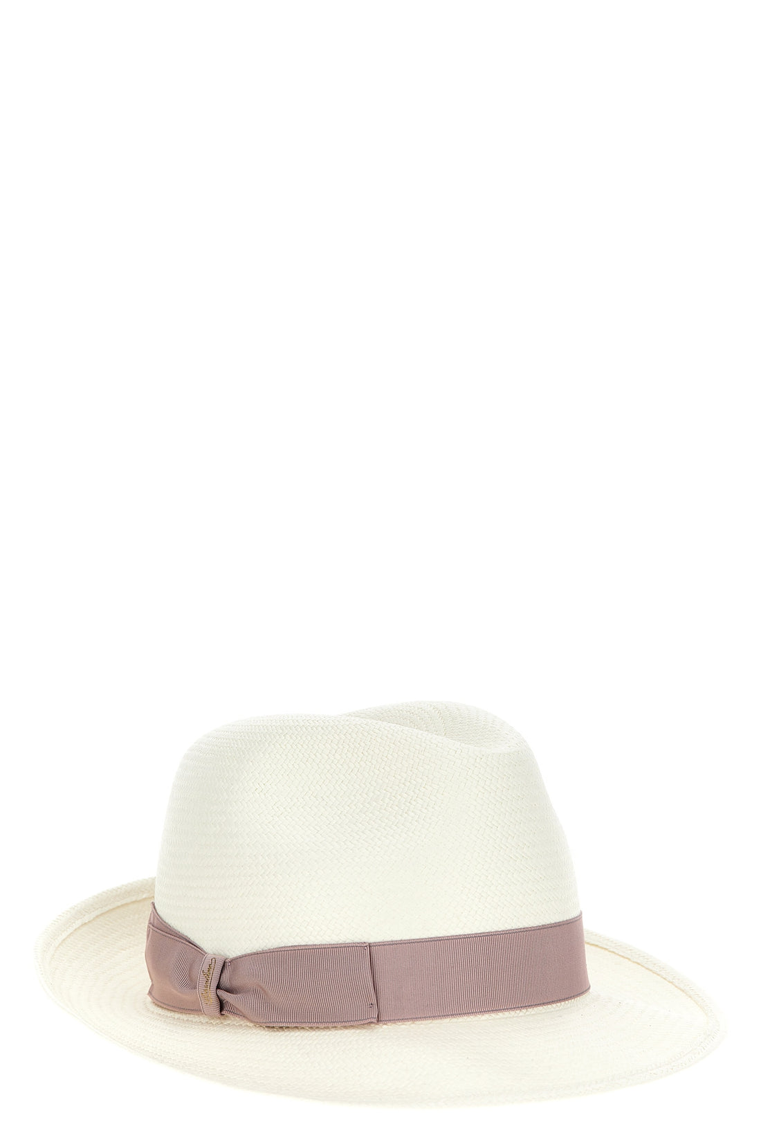 BORSALINO S monica mild-brimmed hat in fine panama