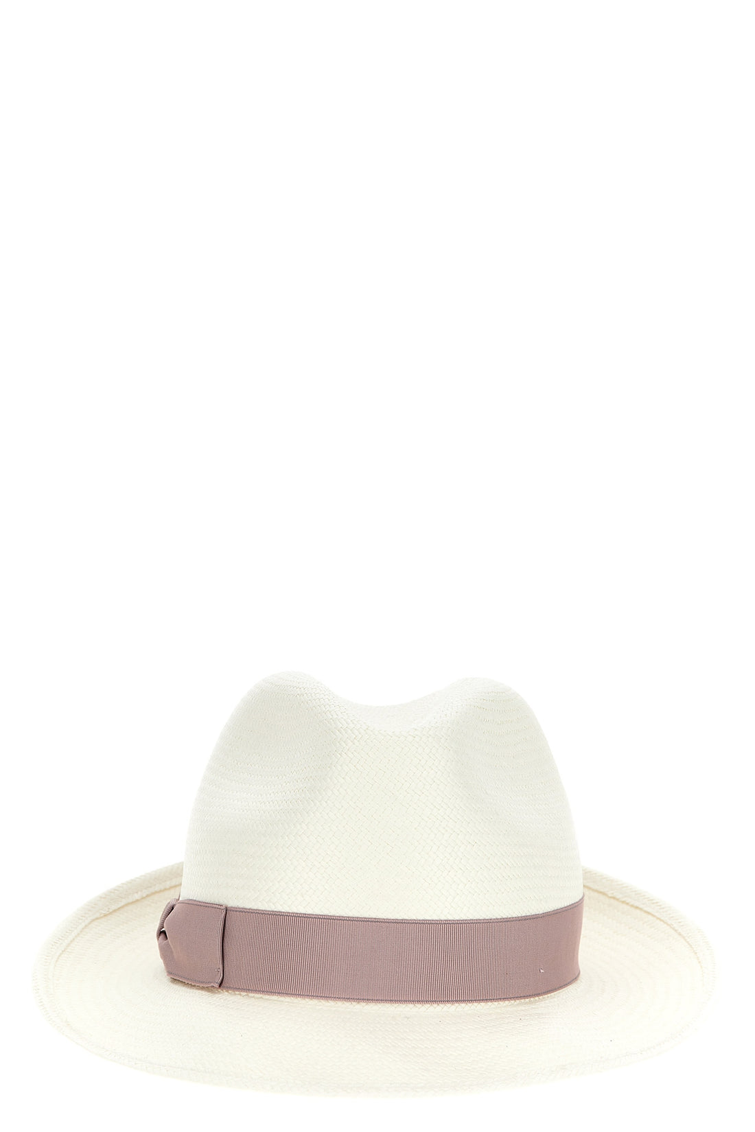 BORSALINO S monica mild-brimmed hat in fine panama