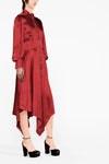 silk midi dress
