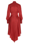 silk midi dress