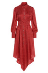 silk midi dress