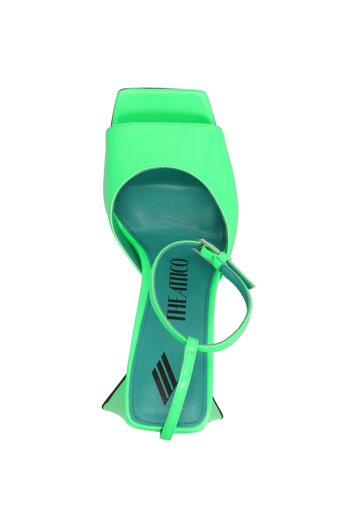 piper fluorescent leather sandals