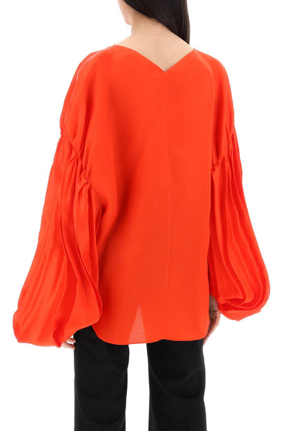 &quot;quico blouse with puffed sleeves