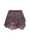 printed cotton shorts