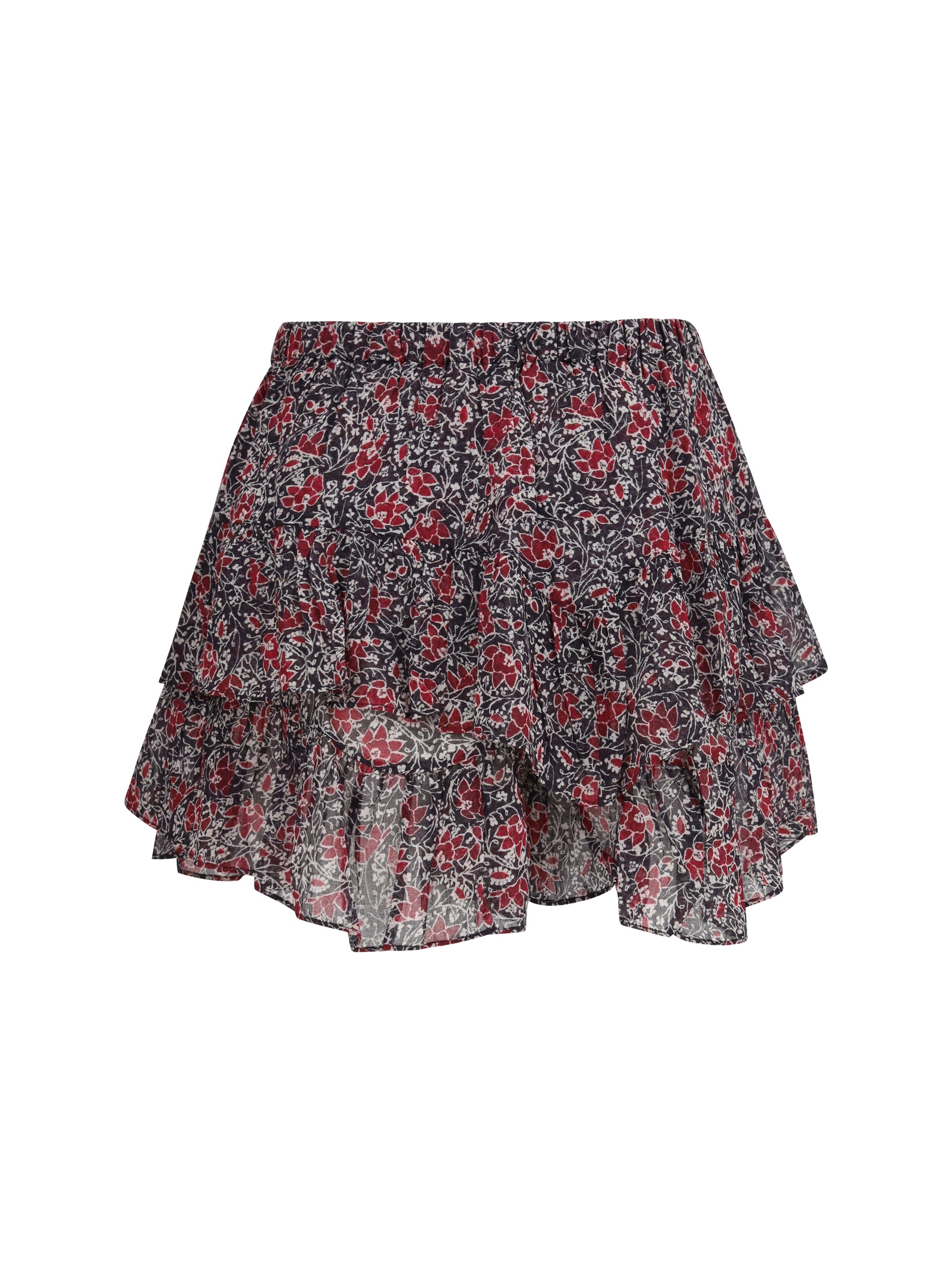 printed cotton shorts
