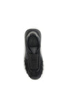 leather and lace sneakers